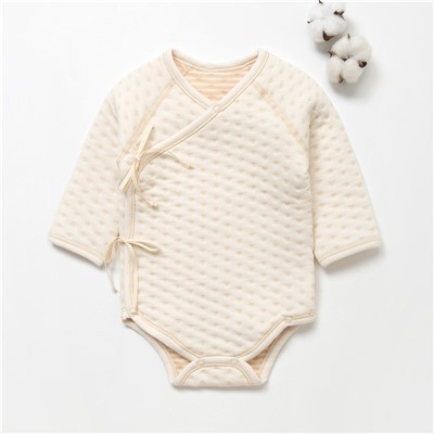 ऑर्गेनिक रंगीन कॉटन बेबी रोम्पर बॉडीसूट